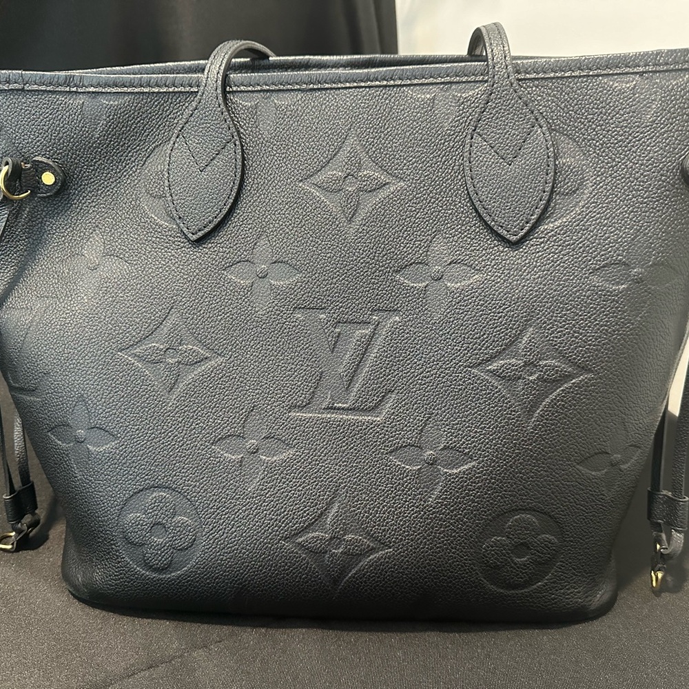 Louis Vuitton Empreinte Monogram Nevefull MM Black Tote